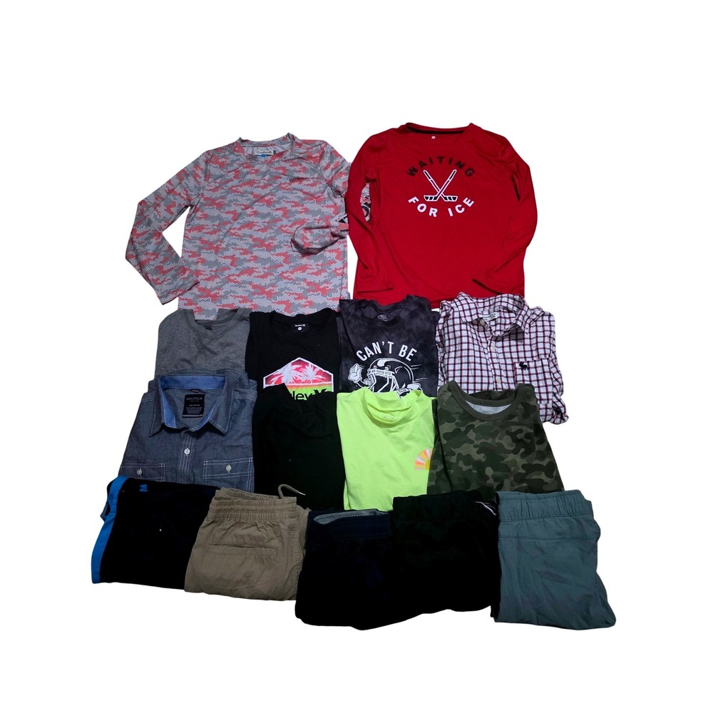 Lot Bundle Youth Boys Mix Brand Casual Clothes 15pc XL4-16 ALLSEASON